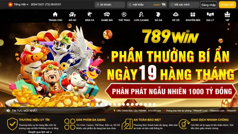 Khám phá cổng game 789win