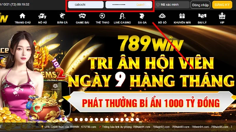 Truy cập vào tài khoản 789win nhanh chóng